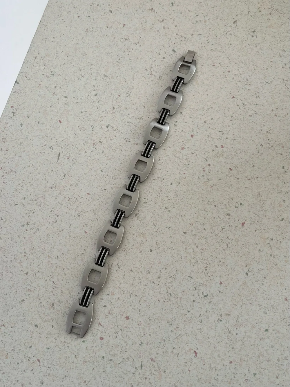 Men’s 8.5” Stainless Steel Heavy Link Bracelet